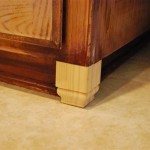 Adding Furniture Feet To Kitchen Cabinets