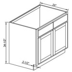 China Cabinet Standard Size