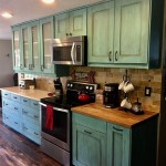 Diy Rustic Turquoise Kitchen Cabinets