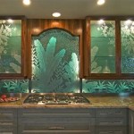 Etched Glass Kitchen Cabinet Doors