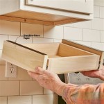 How To Add Shelves Under Kitchen Cabinets