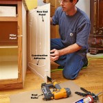 How To Attach Kitchen Cabinet End Panels