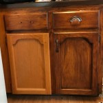 How To Gel Stain Honey Oak Cabinets