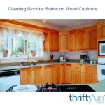 How To Get Nicotine Off Kitchen Cabinets