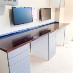 How To Make A Desk From Kitchen Cabinets