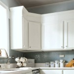 How To Put Trim On Top Of Kitchen Cabinets