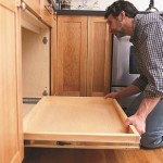 How To Replace Kitchen Cabinet Bottom Shelf