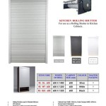 Kitchen Rolling Shutter Size