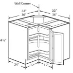 Lazy Susan Kitchen Cabinet Dimensions