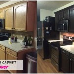 Painting Kitchen Cabinets Espresso Before And After