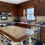 Painting Pine Kitchen Cabinets Before And After