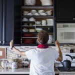 Remove Old Shelf Liner From Kitchen Cabinets