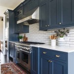 What Color Walls With Navy Cabinets