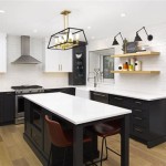 White Upper Black Lower Kitchen Cabinets